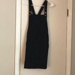 Forever 21 Dresses - NWT suede black jumper dress Forever 21 Dresses - NWT suede black jumper dress